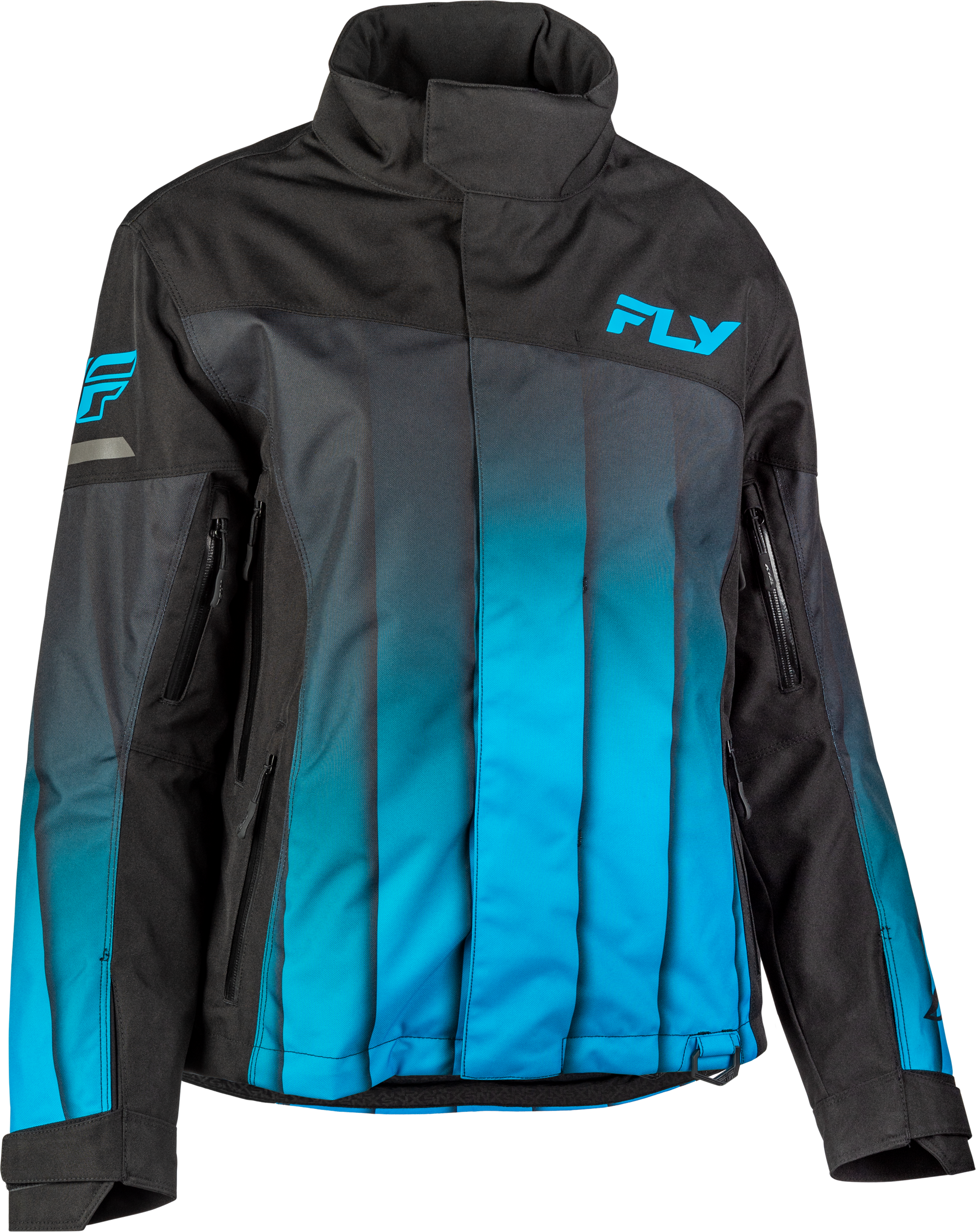 Fly Racing Women’s SNX Pro Jacket Blue/Black XS – Weatherproof, Breathable Snow Jacket with Insulation and Safety Features