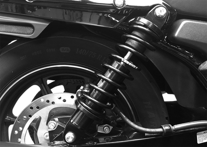 Legend Suspension Revo Street Shocks - 12 Inch Heavy-Duty Black Coil Springs for Touring Motorcycles (Part Number 1310-1182)