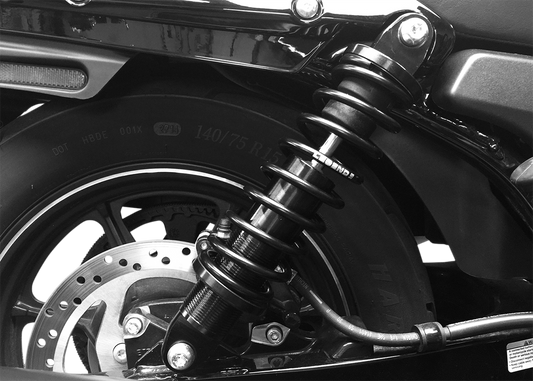 Legend Suspension Revo Street Shocks - 12 Inch Heavy-Duty Black Coil Springs for Touring Motorcycles (Part Number 1310-1182)