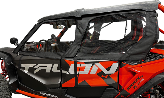 Moose Offroad Honda Talon 2023-2025 Side Enclosures - Black, Model HT4SE-11