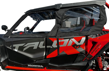 Moose Offroad Honda Talon 2023-2025 Side Enclosures - Black, Model HT4SE-11