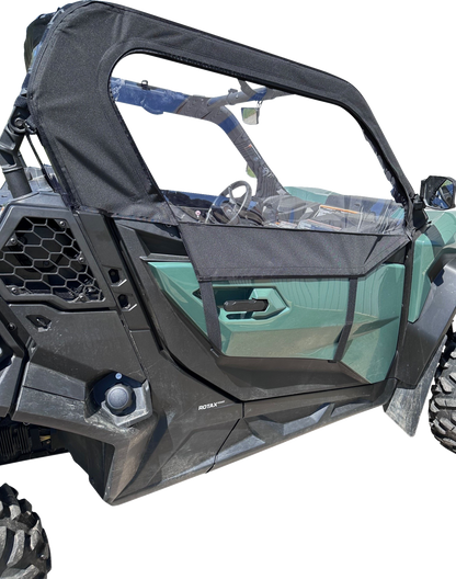 MOOSE OFFROAD Side Enclosures for Can-Am Commander/Maverick 2019-2023 - Black, Part NCOMSE-11