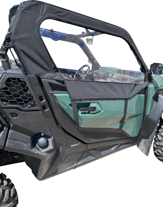 MOOSE OFFROAD Side Enclosures for Can-Am Commander/Maverick 2019-2023 - Black, Part NCOMSE-11