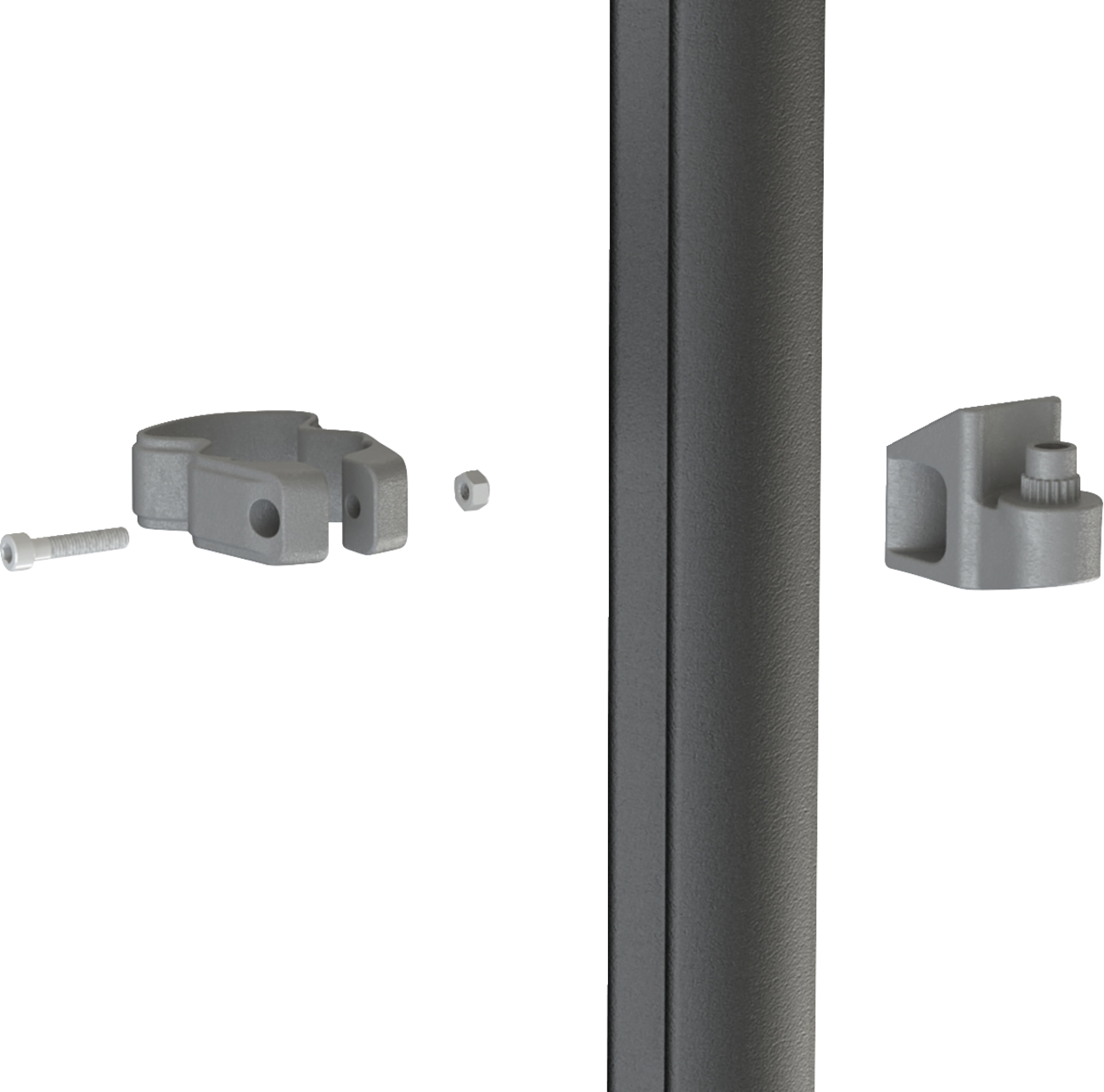 MOOSE OFFROAD CFPRO-1 Black Mirror/Side View Clamp for Can Am Defender