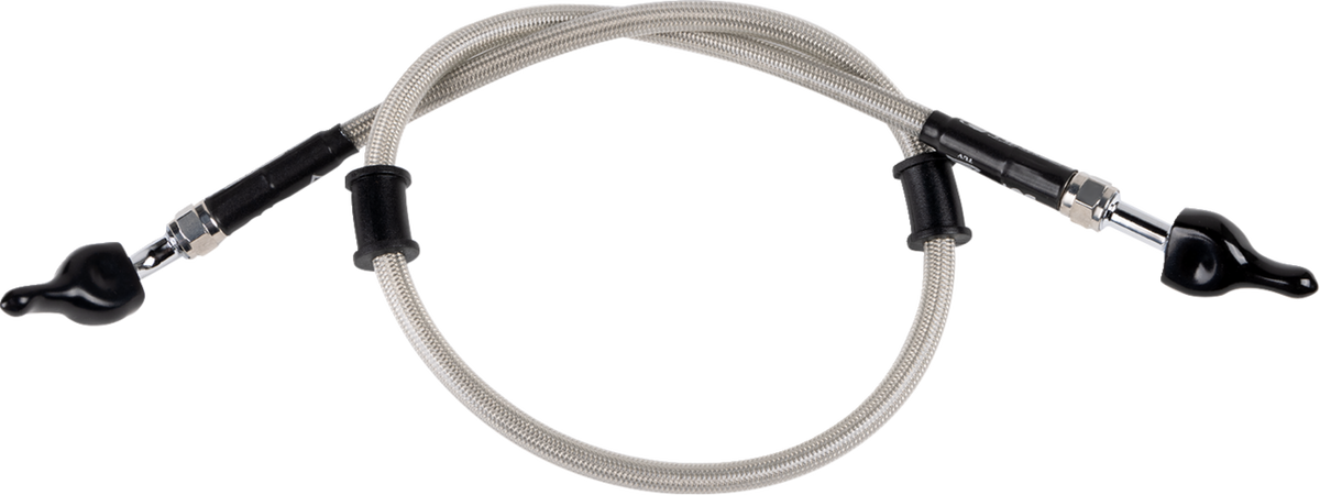 Moose Offroad Stainless Steel Brake Line H01-1-025/P for Enhanced Performance and Durability