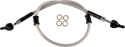 Moose Offroad Stainless Steel Brake Line H01-1-025/P for Enhanced Performance and Durability