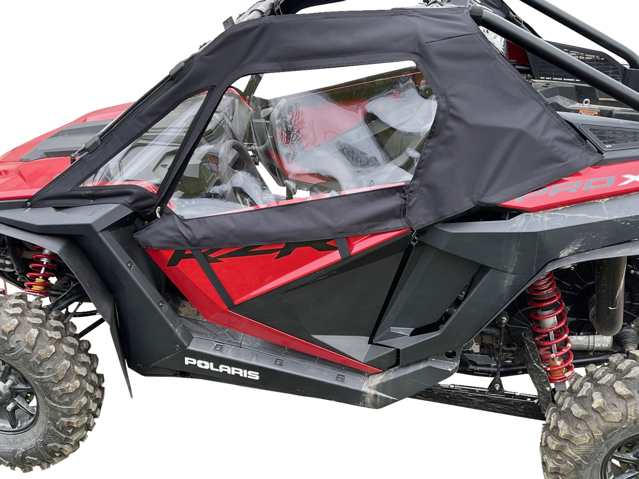 Moose Offroad Polaris RZR Side Enclosure Kit, Black – Part Number PROXPSE-11