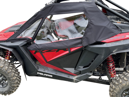 Moose Offroad Polaris RZR Side Enclosure Kit, Black – Part Number PROXPSE-11