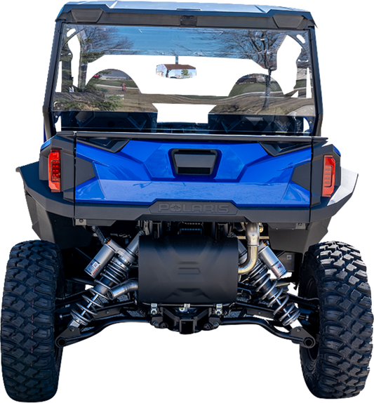 Moose Offroad Back Panel for Polaris General V000158-12200M - Clear Polycarbonate Barrier