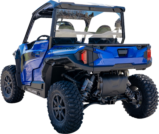 Moose Offroad Back Panel for Polaris General V000158-12200M - Clear Polycarbonate Barrier