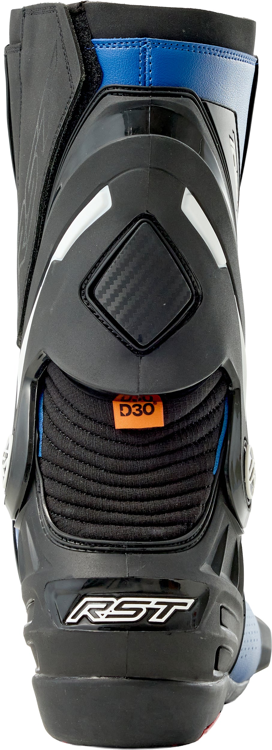 RST Tractech Evo D3o Motorcycle Boots in Black and Blue, Size 9