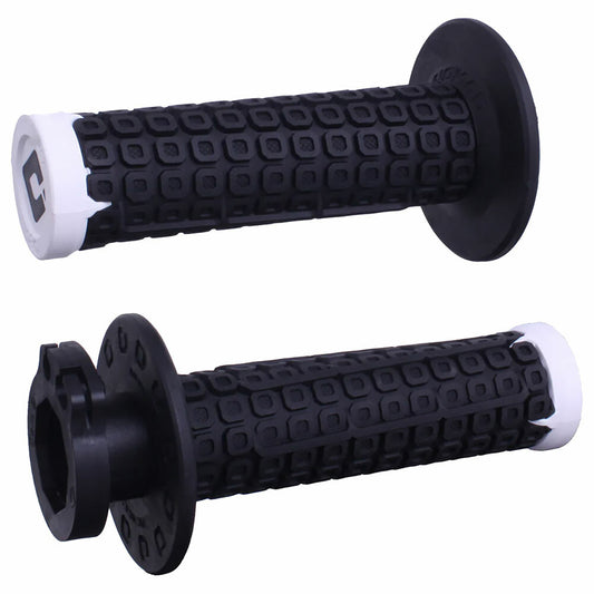 ODI Nomad Lock On Off Road Grip H36NDBW - Black, White, Silver