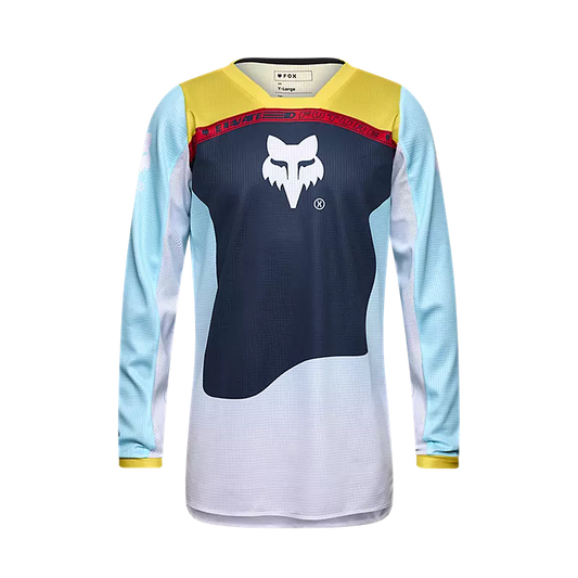 Fox Racing Youth 180 Motocross Dirt Bike Jersey, Light Blue, X-Large