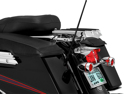 Kuryakyn Dual Function Flexible Antenna for Harley Davidson Touring Models – 17-inch CB and FM/AM Radio Compatibility