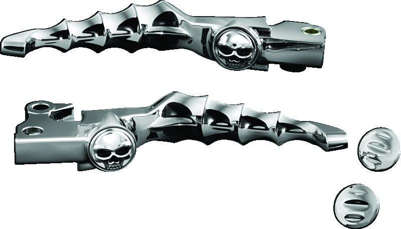 Kuryakyn Zombie Levers for Harley-Davidson XL Models - Chrome and Black Finish