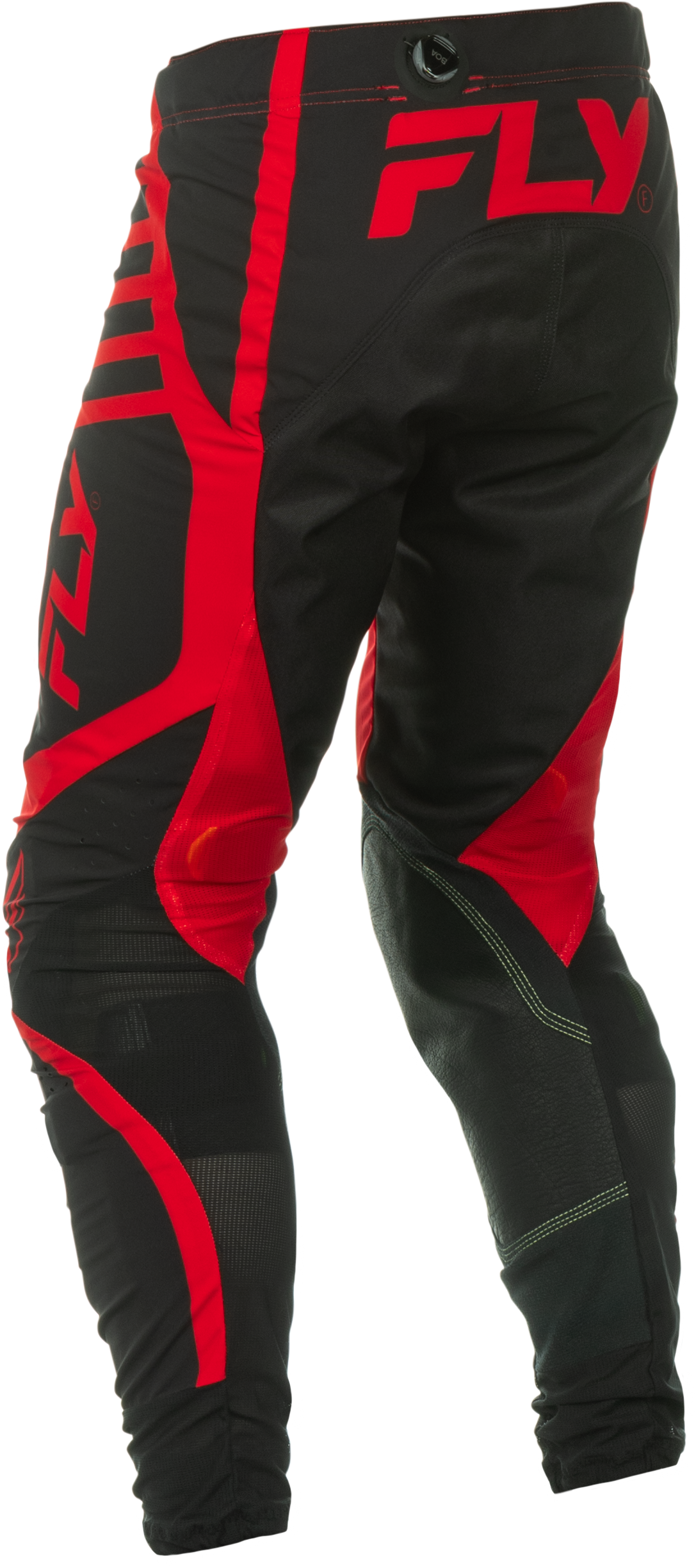 Fly Racing Lite Pants Black/Red Size 30 – Lightweight Motorcycle Riding Pants with Kevlar Heat Shields and Boa Fit System