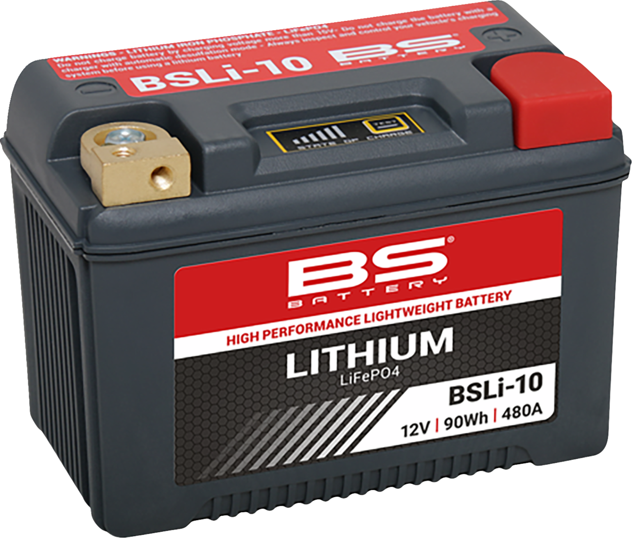 BS BATTERY Lithium Battery BSLi-10 Max (Part Number 360116) - 12.8V 3Ah Plug-and-Play Power Solution