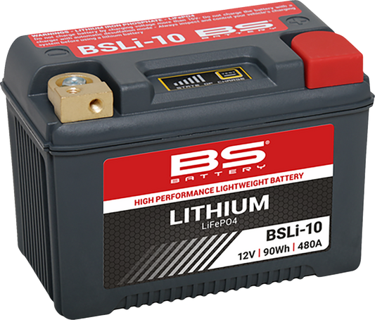 BS BATTERY Lithium Battery BSLi-10 Max (Part Number 360116) - 12.8V 3Ah Plug-and-Play Power Solution