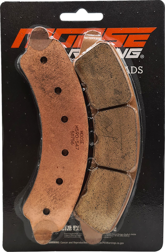 Moose Offroad Front Brake Pad M590-S47 for Polaris RZR