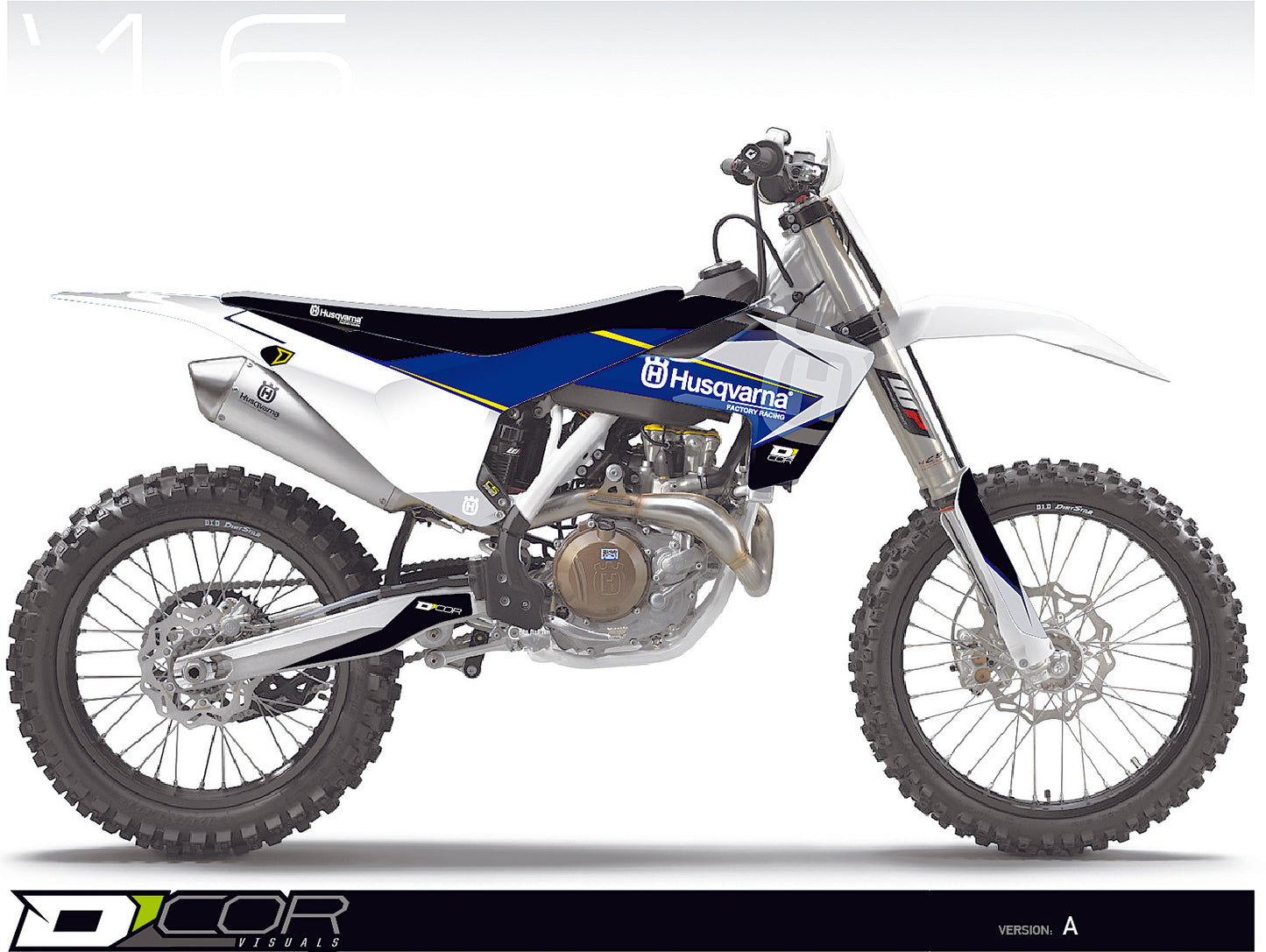 D-COR COMPLETE GRAPHIC KIT WHITE