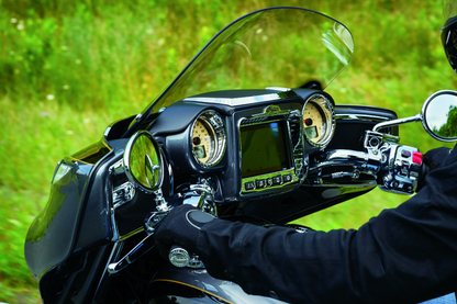 Kuryakyn Aztec Gauge Accent for 2014-2021 Indian Chieftain and Roadmaster Models