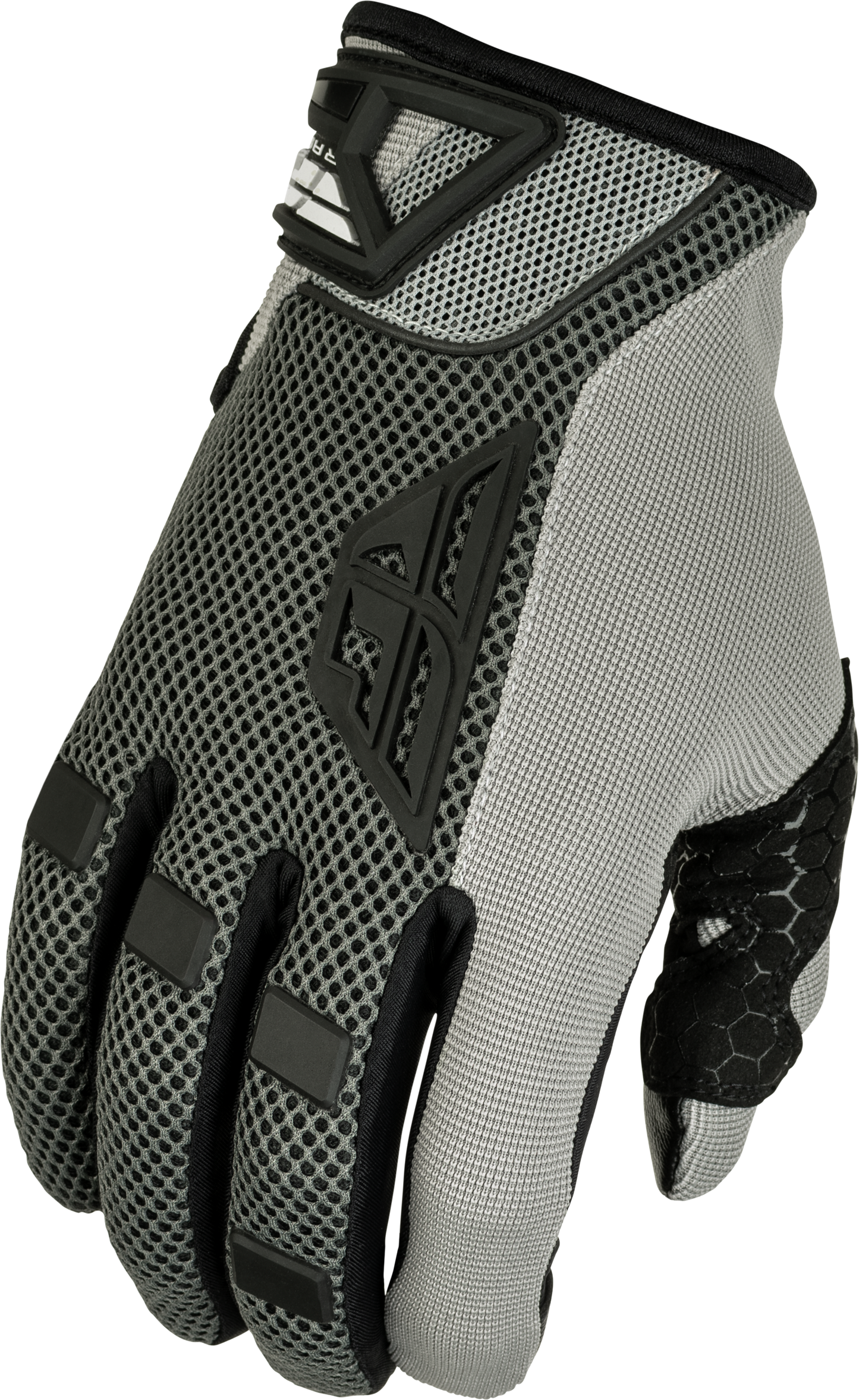 Fly Racing Coolpro Gloves Grey Large - Enhanced Grip and Comfort