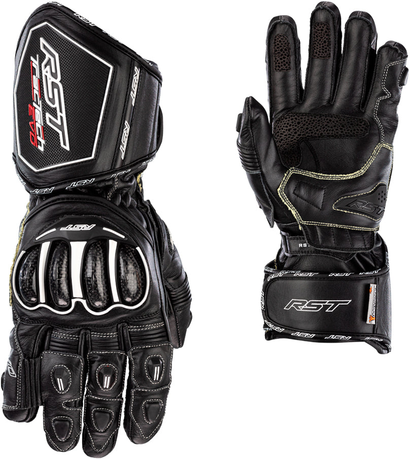 RST Women's Tractech Evo 4 CE Glove Black Leather - Part 103495BLK-06