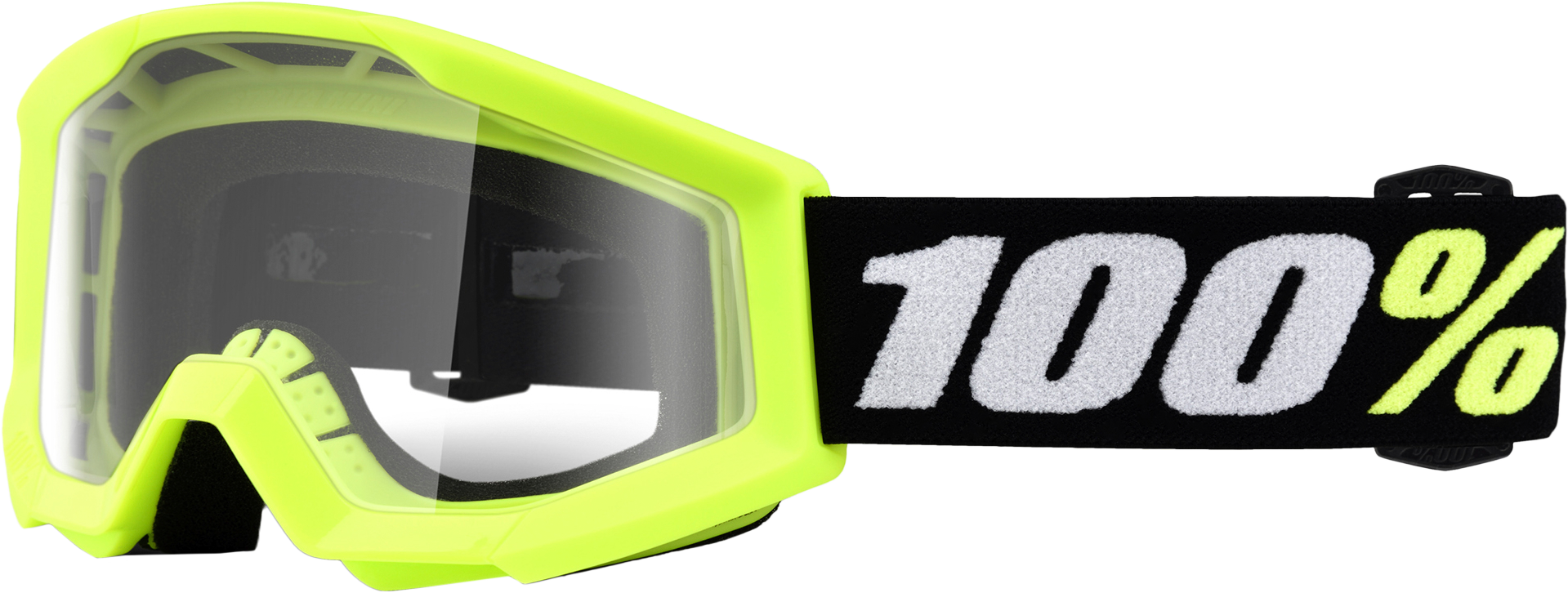 100-Percent Strata Mini Goggle with Yellow Clear Lens, Part Number 50033-00006