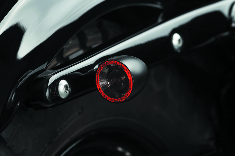 Kuryakyn Bullet 1000 White/Amber Clear Lens Satin Black Marker Lights – Part Number kur2555