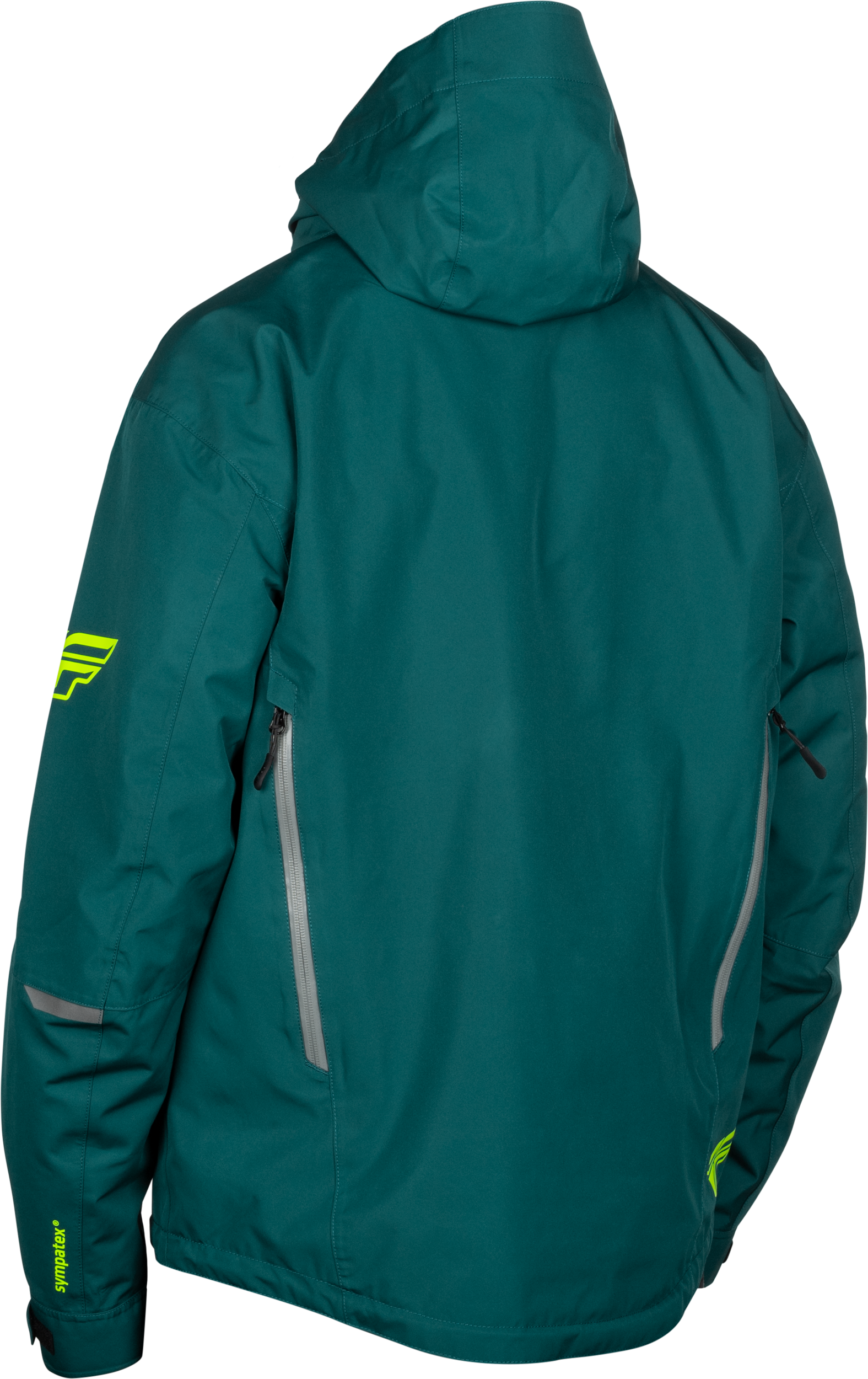 Fly Racing Incline Jacket Teal/Black Large – Waterproof and Breathable Motorcycle Outerwear