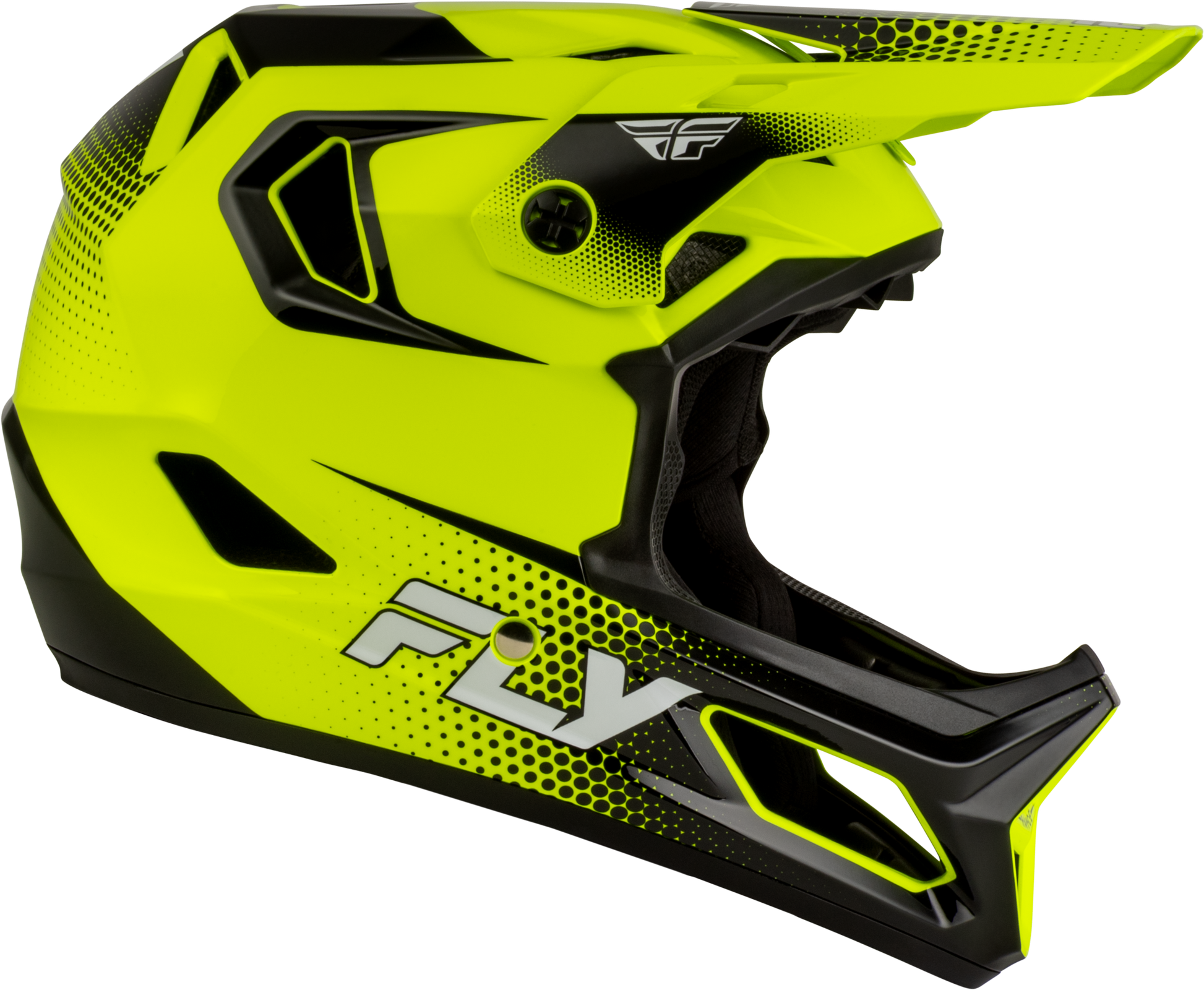 Fly Racing Rayce Sonar Bicycle Helmet Hi Vis/Black/White Large