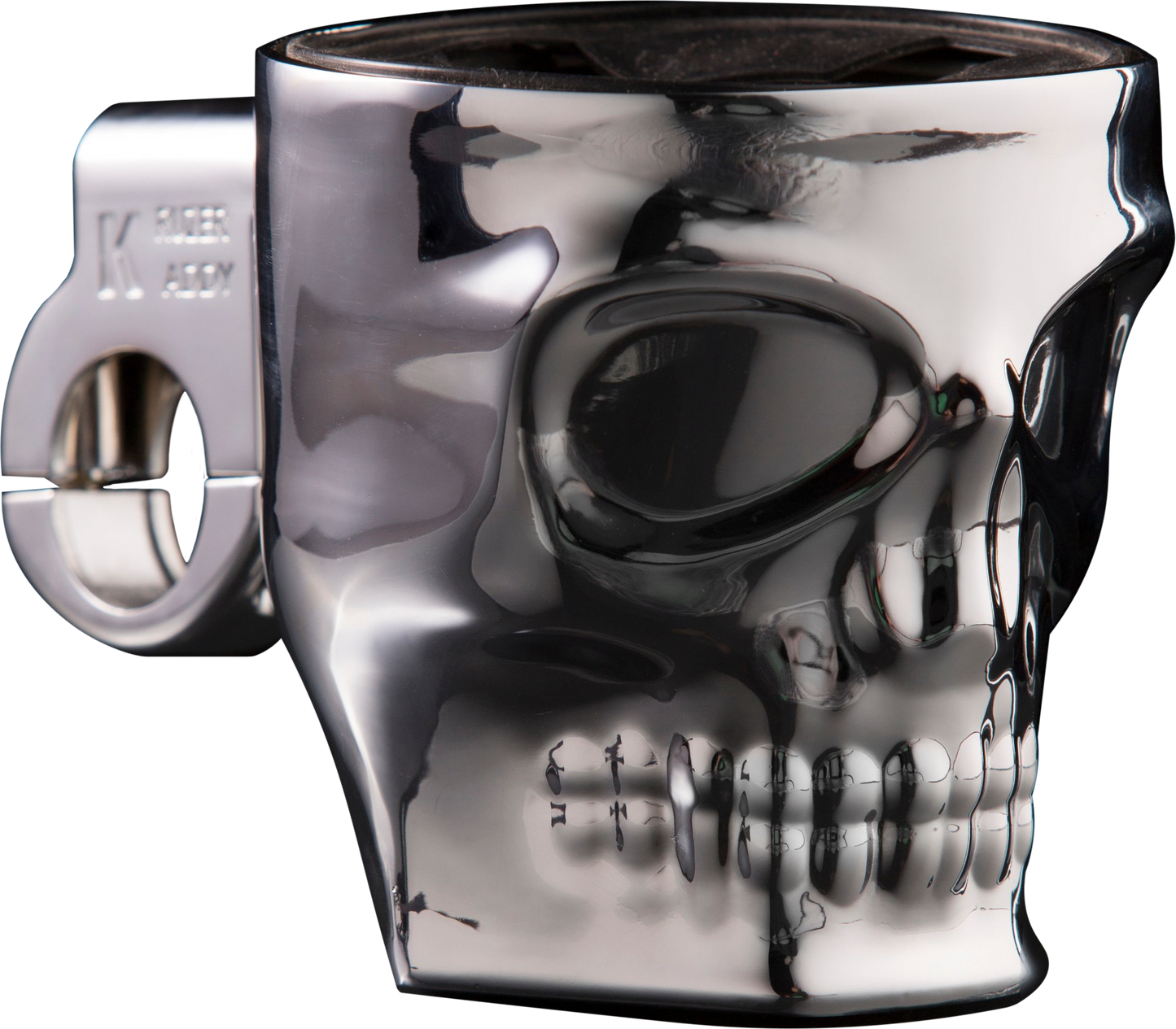 KRUZER KADDY Skull Bar Mount Holder Chrome Part 1075 for Motorcycles and ATVs