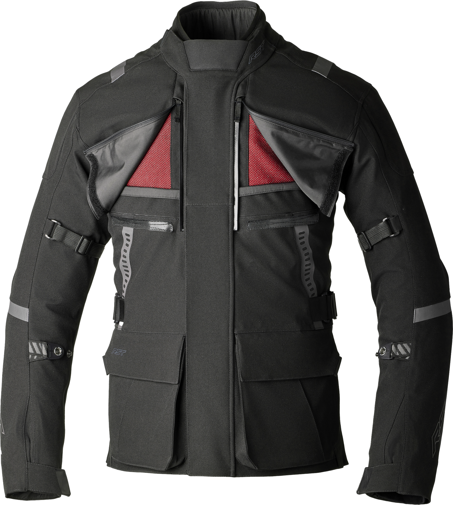 RST Ps Vulcan CE Jacket Black Textile Medium - Durable Motorcycle Protective Gear