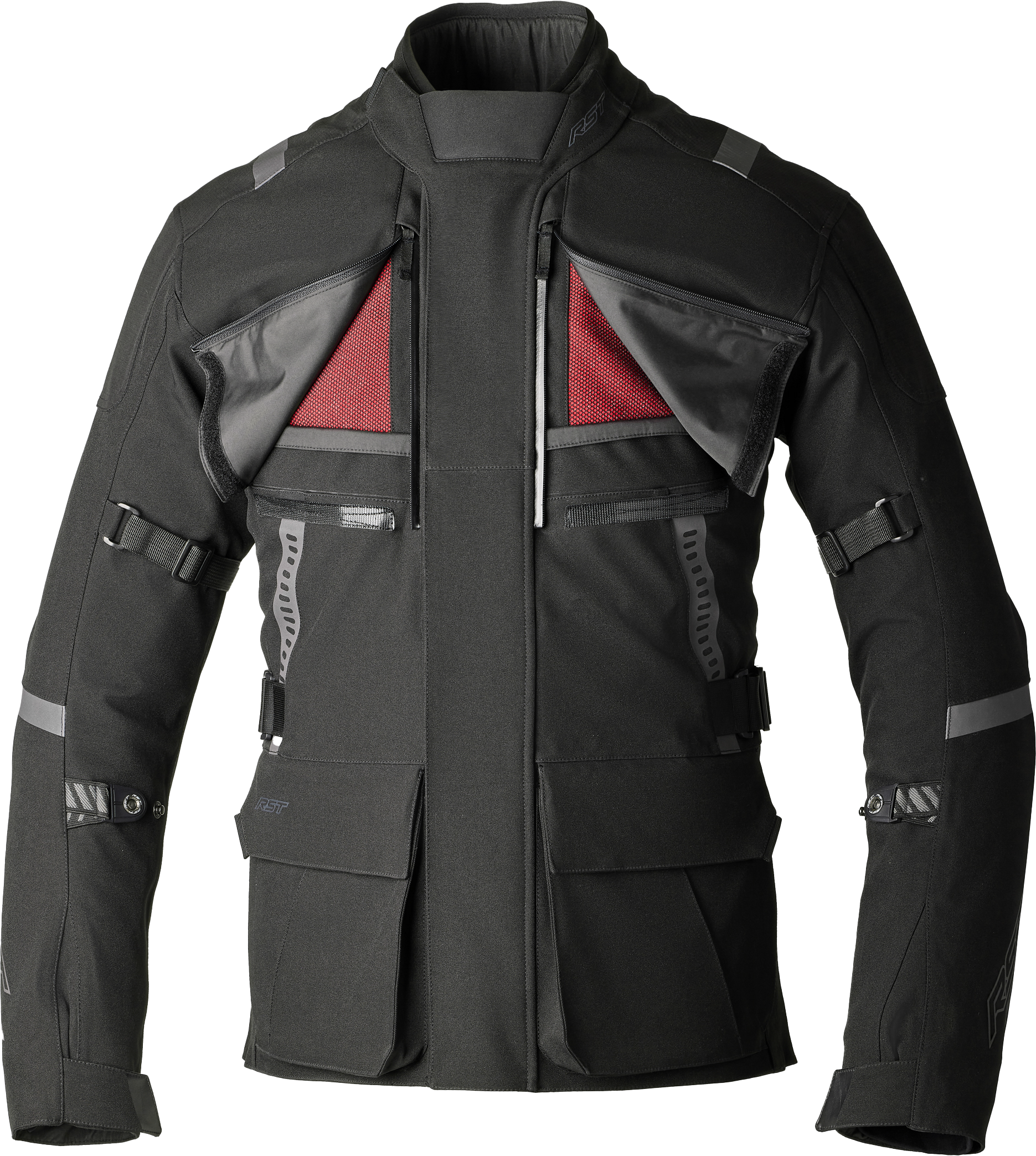 RST Ps Vulcan CE Jacket Black Textile Medium - Durable Motorcycle Protective Gear