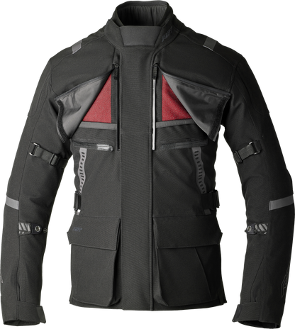 RST Ps Vulcan CE Jacket Black Textile Medium - Durable Motorcycle Protective Gear
