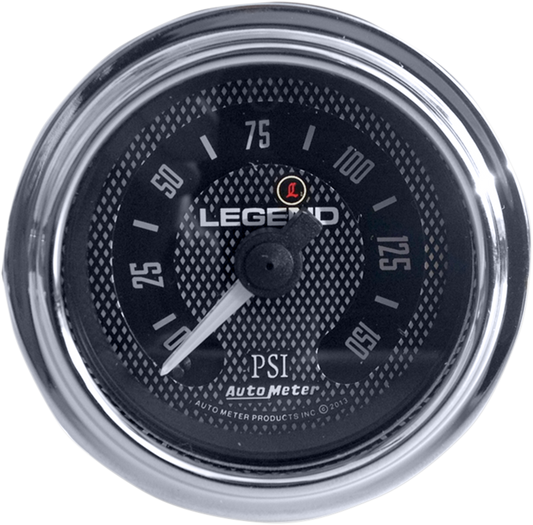Legend Suspension Fairing Mounted LED Backlit PSI Gauge - Diamond Cut 2212-0494