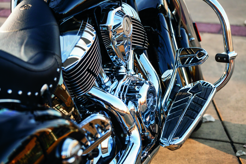Kuryakyn Spear Brake Pedal Pad for 2014-2023 Indian Motorcycle Models Chrome