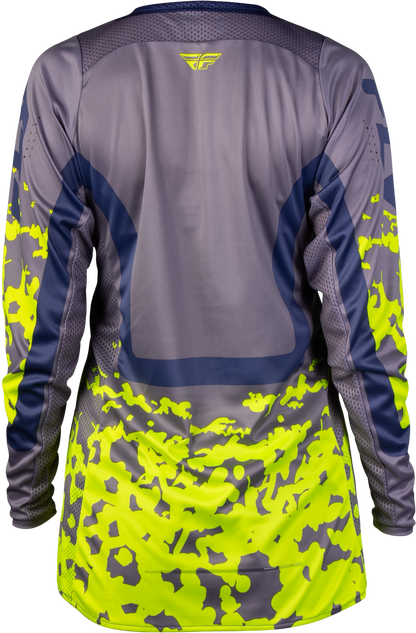 Women's Lite Flake Jersey Lavendar/Blue/Yellow Sm