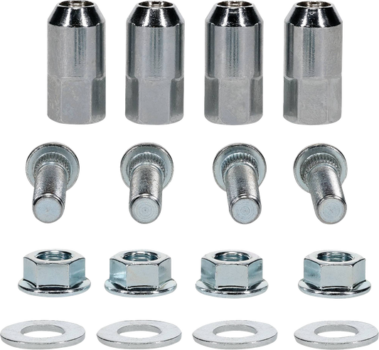 MOOSE OFFROAD Wheel Stud and Nut Kit for Polaris - Part Number 85-1127