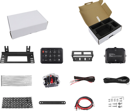 MOOSE OFFROAD 12-Position Gang Switch Panel 90-200-PU with Dimmable LED Touch Control