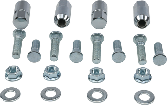 MOOSE OFFROAD Wheel Stud and Nut Kit for Front and Rear - Fits '08 Ranger 700 and '05-'08 Sportsman 500/800 | Part Number 85-1132