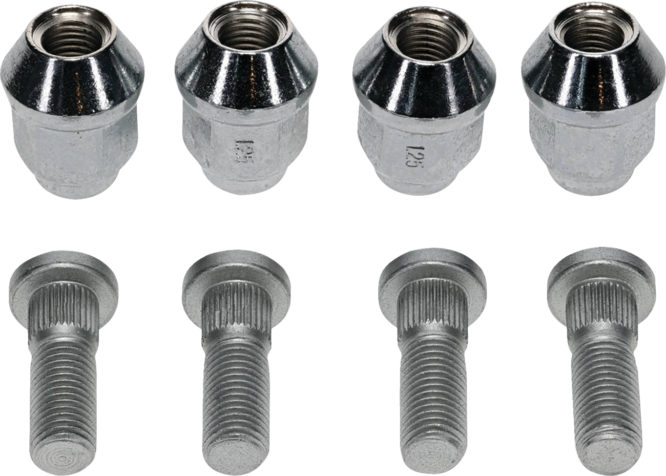 MOOSE OFFROAD Wheel Stud and Nut Kit for KingQuad 400/500/750 - Front and Rear, Part 85-1146