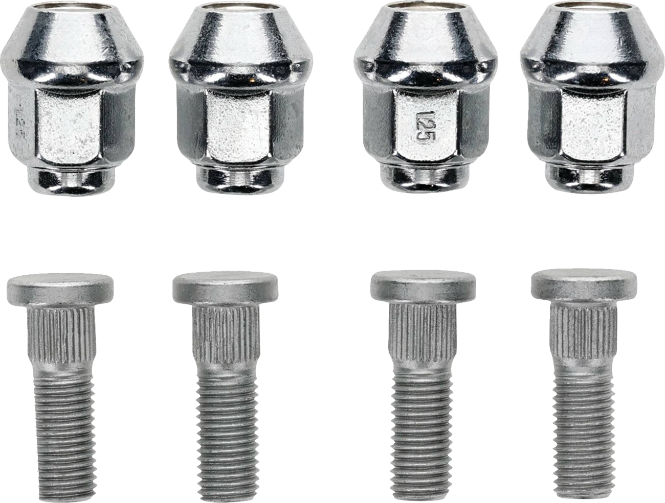 MOOSE OFFROAD Wheel Stud and Nut Kit for KingQuad 400/500/750 - Front and Rear, Part 85-1146