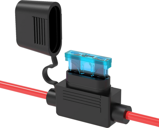 Moose Offroad In-line Fuse Holder 10A 16G-FUS for Electrical Accessories