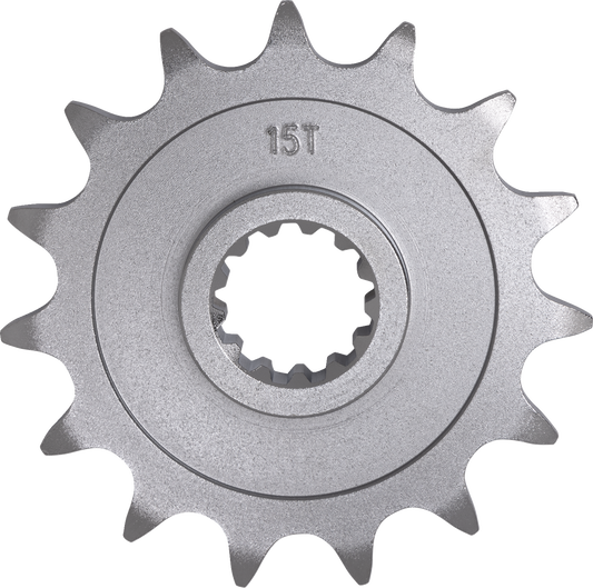 Moose Offroad 26-3132-15CRMO Front Sprocket - 15 Tooth for Kawasaki and Suzuki