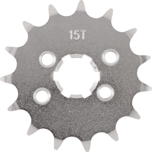 Moose Offroad 26-4144-15CRMO Front Sprocket - 15 Tooth for Suzuki and Yamaha Dirt, ATV, and Adventure Vehicles