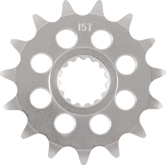 Moose Offroad Front Sprocket - 15 Tooth 26-5122-15CRMO for ATV, Dirt Bike, and Adventure Vehicles