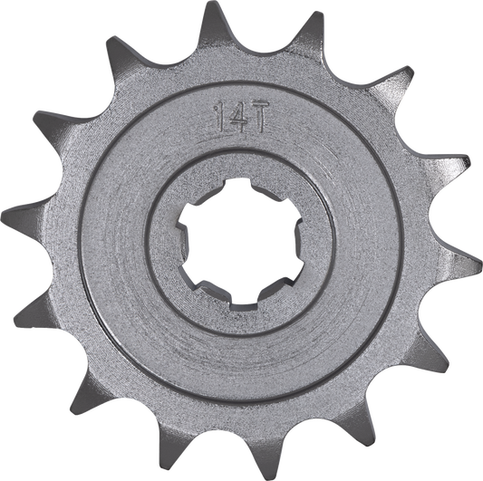 Moose Offroad Front Sprocket - 14 Tooth for Kawasaki KLX 140/L/G (Part #26-2120-14CRMO)