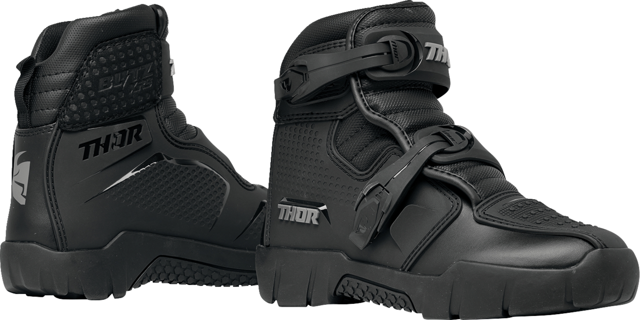 THOR Blitz XRS Boots - Black/Gray US 14 - Part Number 3410-3155