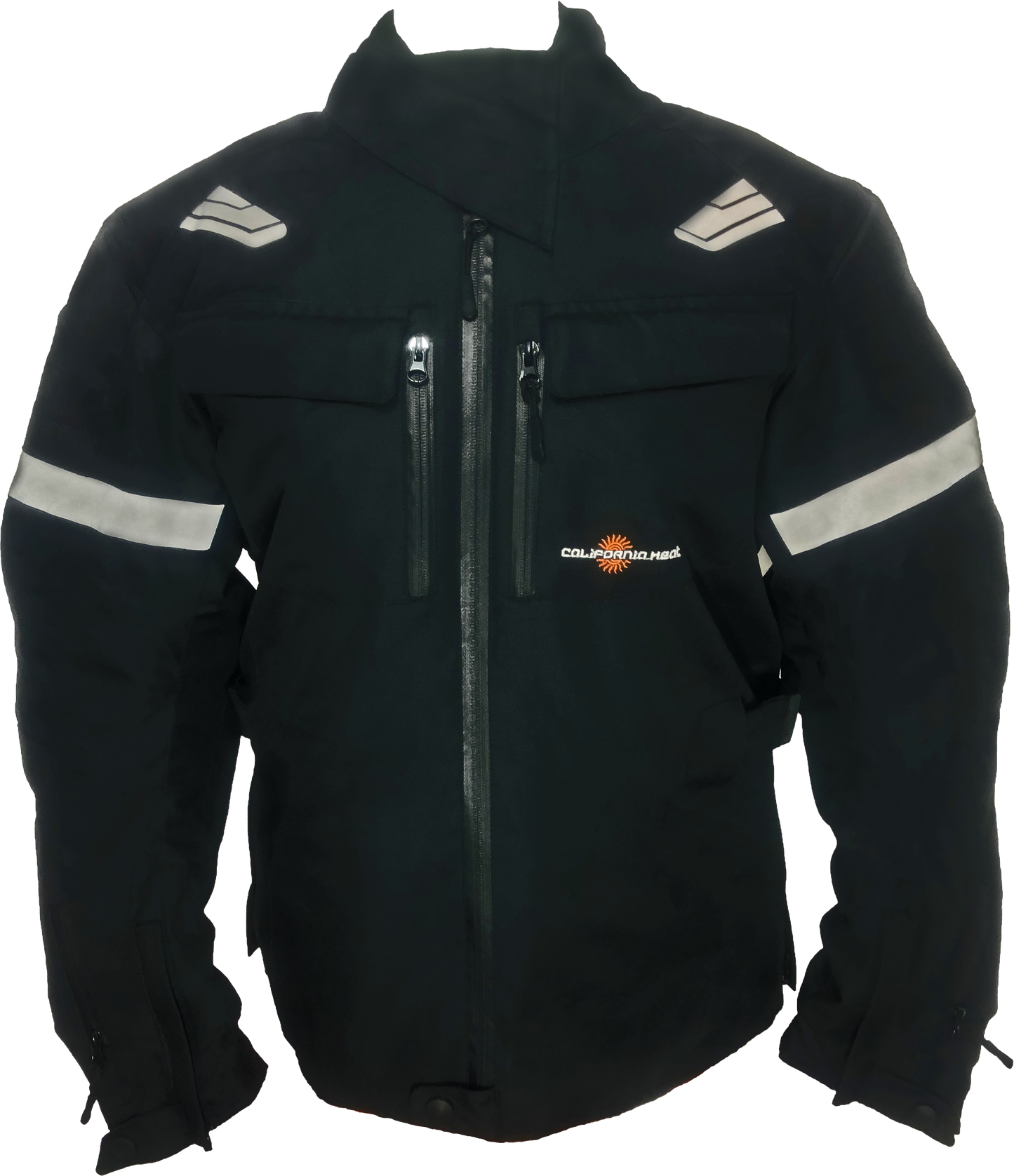 California Heat Streetrider Outer Jacket 2XL – 50 to 52 Inch Chest, Four-Season Heated Motorcycle Jacket with Cordura Shell and Removable Liner